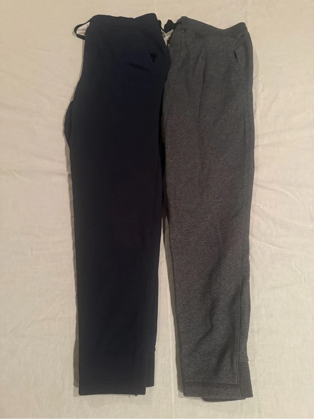 Lot of 2 Banana Republic Men's Joggers, Size Medium, Dark Gray & Navy Blue